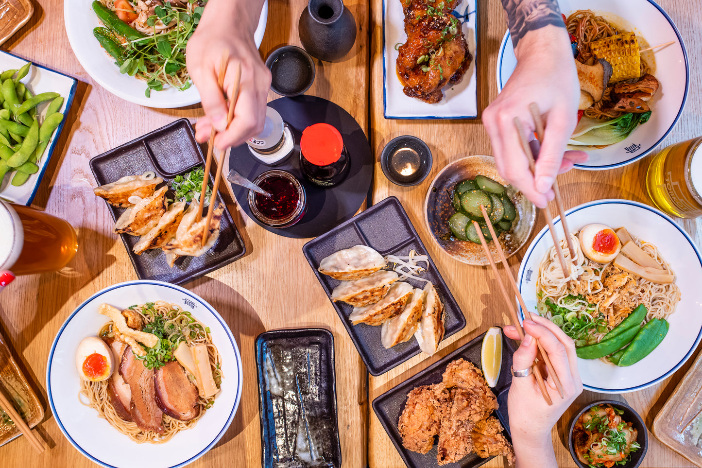 Meal for four at Tonkotsu