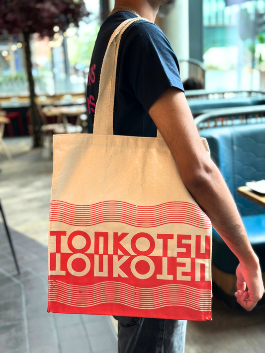 Red Tonkotsu Tote Bag